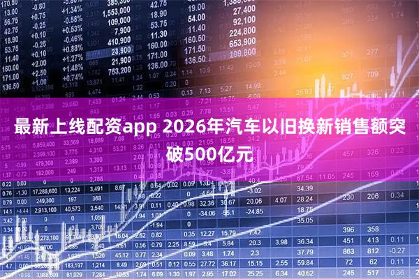 最新上线配资app 2026年汽车以旧换新销售额突破500亿元